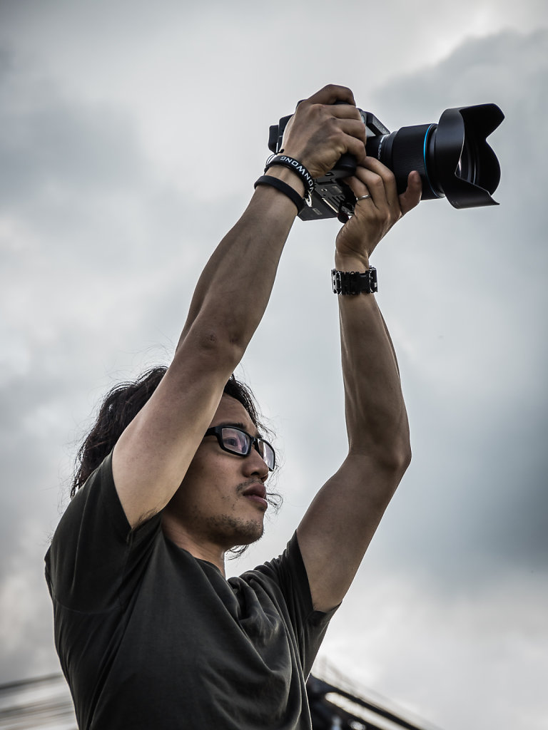 First to get dressed gets this camera!