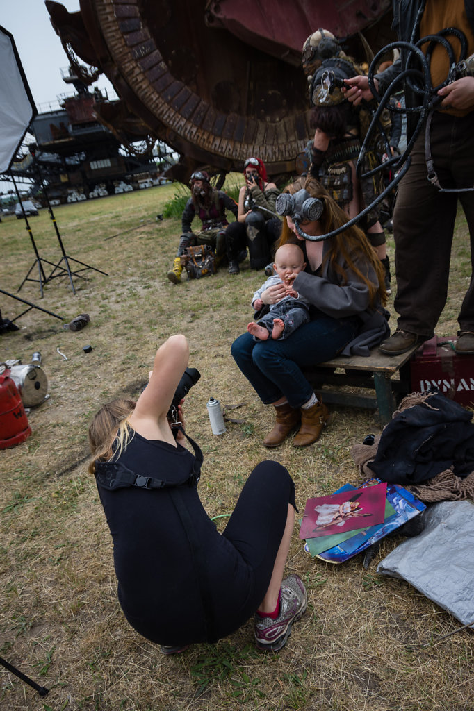 BTS shot of Baby BTS shot