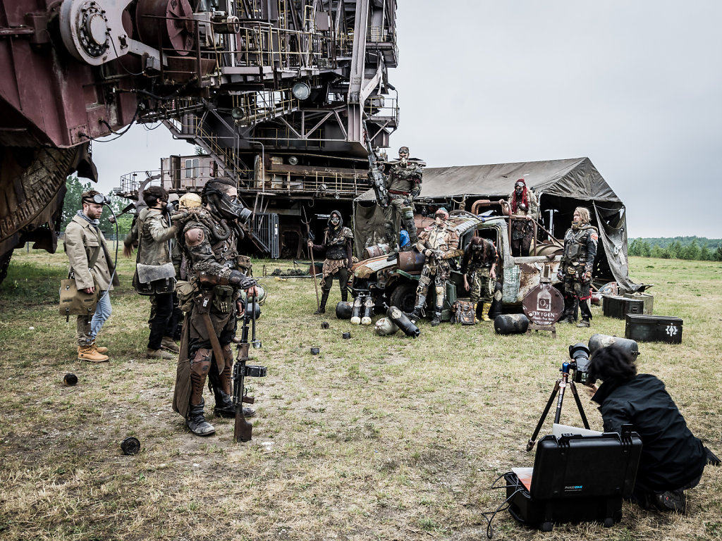 Setting up the pano shot